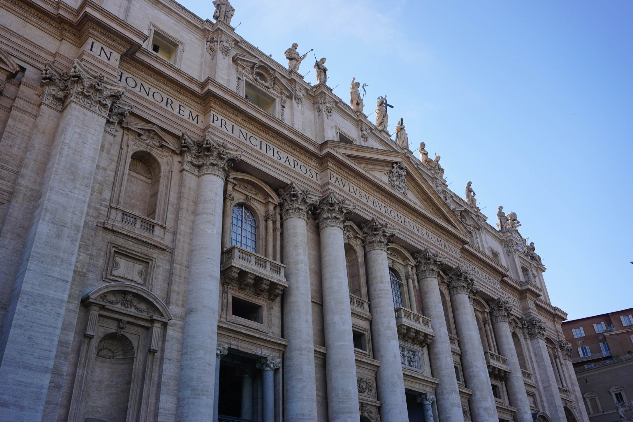 Outside St Peters